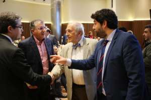 El presidente del CERM, Juan Castaño, asiste a una conferencia organizada por la “Fundación Mariano Ruiz Funes”