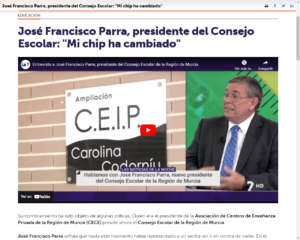 Entrevista al Presidente del CERM en La 7 TV Región de Murcia