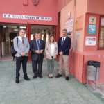 José Francisco Parra, Presidente del CERM visita dos centros educativos en el día de celebración de las elecciones a Consejos Escolares 2022