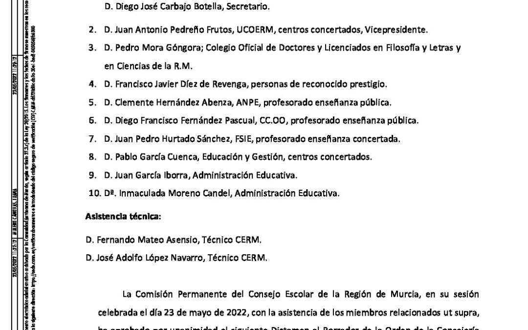 2022 05 23. Dictamen 12-2022 CP (COPIA)